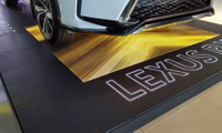 Écran d'étage LED de location intérieur de 6,25 mm pour les émissions automobiles